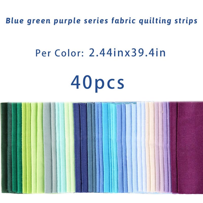ZMAAGG Jelly Roll Fabric  Fabric Squares Patchwork Sewing Roll Soft Cotton Fabrics for Quilting Crafting Fabrics Strips Bundle for DIY Craft Decoration  Cushions  Tablecloths Making - Image 2